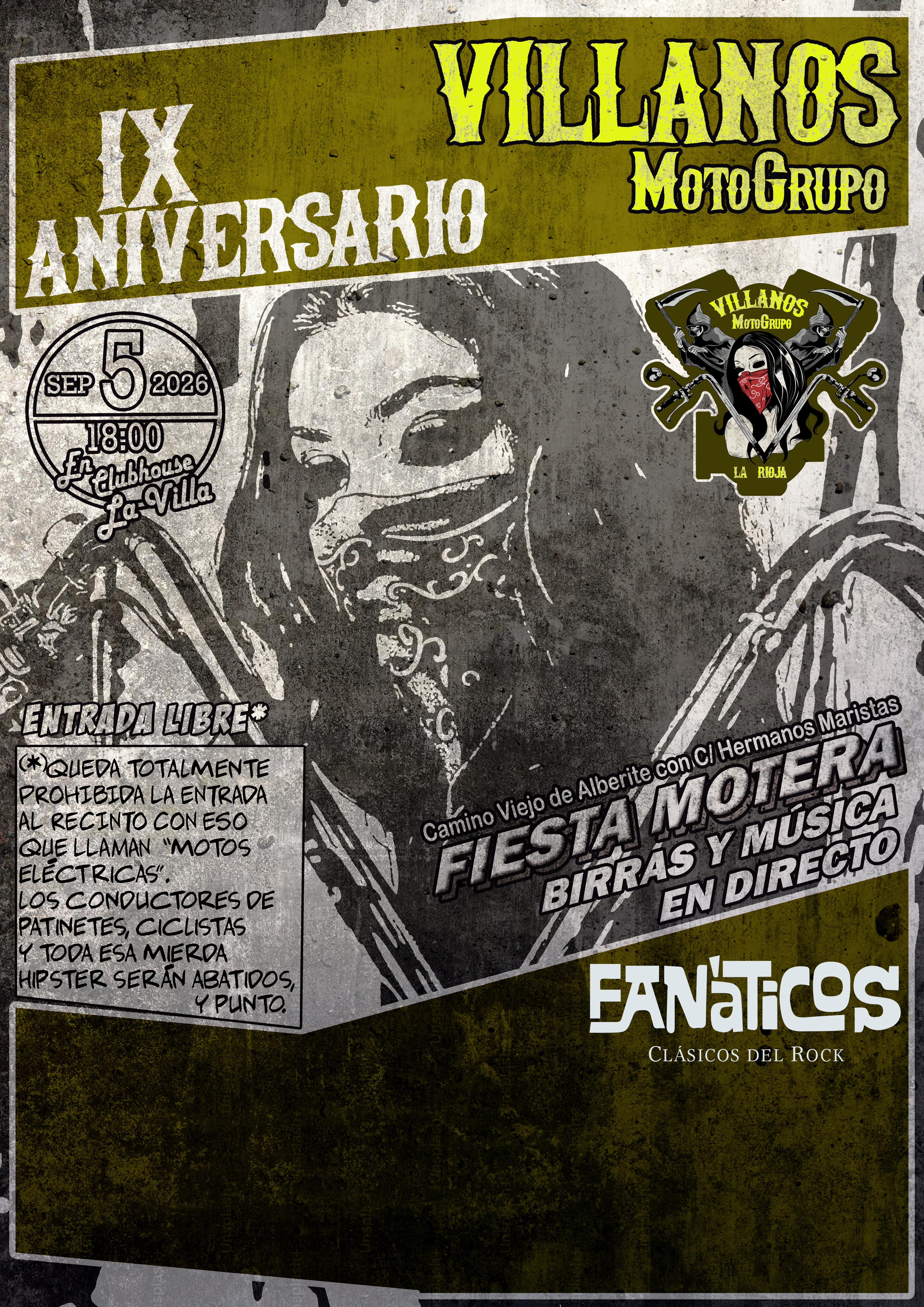 IX Aniversario Villanos